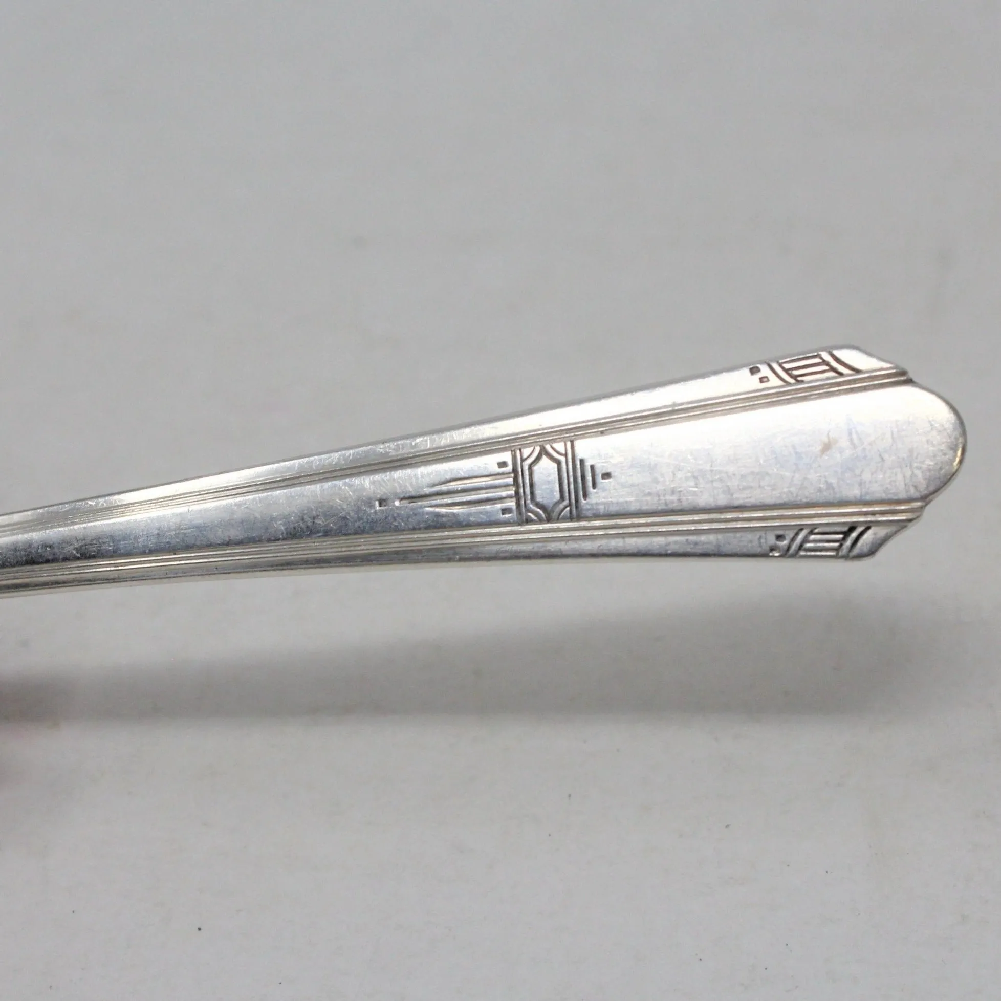 Butter Dish with Spreader, C.E. Barker, Etched Quadruple SilverPlate, Antique