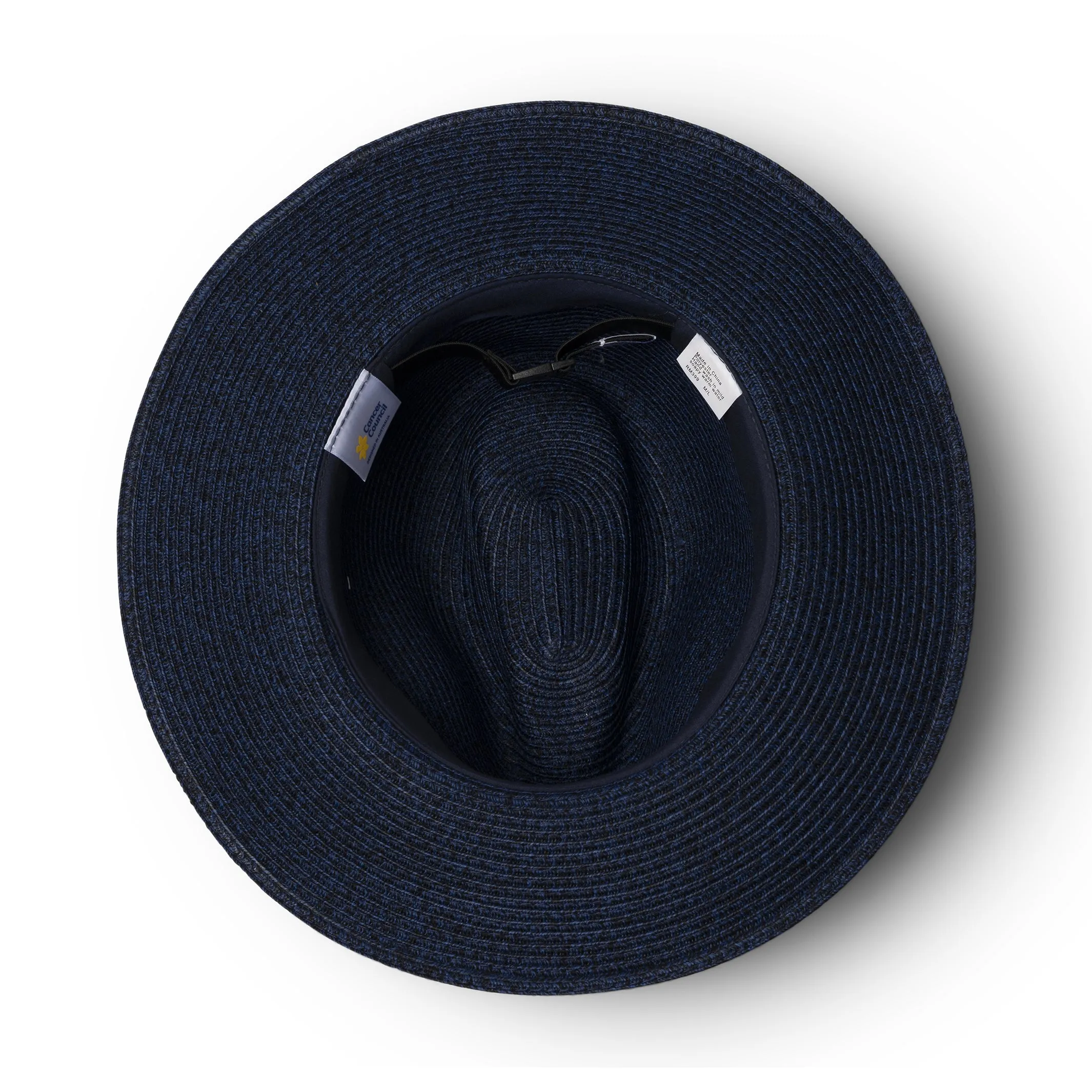 Cancer Council Cafe Flexibraid Fedora Unisex - Navy