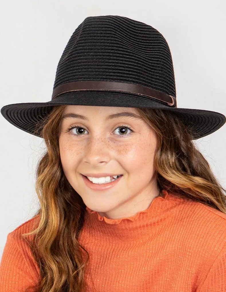 Cancer Council Darby Fedora Unisex - Ash Black