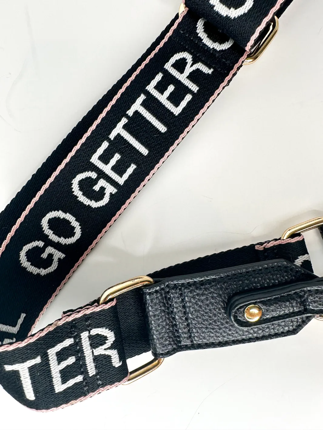 Canvas Crossbody Branded Strap- Special Bonus Strap (black)