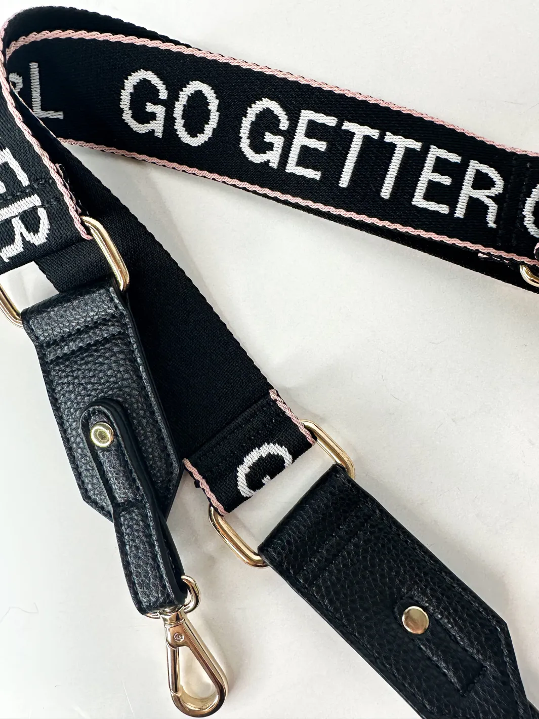 Canvas Crossbody Branded Strap- Special Bonus Strap (black)