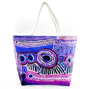 Canvas Tote - Murdie Morris  (purple)