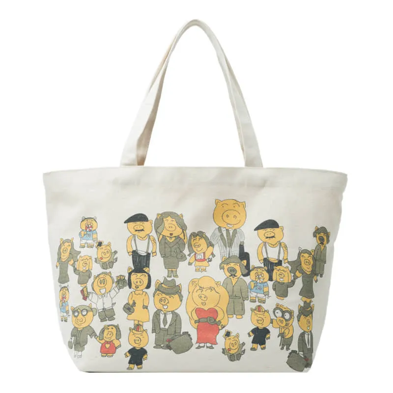 Cartoon anime cloth bag shoulder tote bag