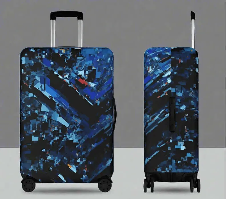 Cave Crystal Luggage Cover