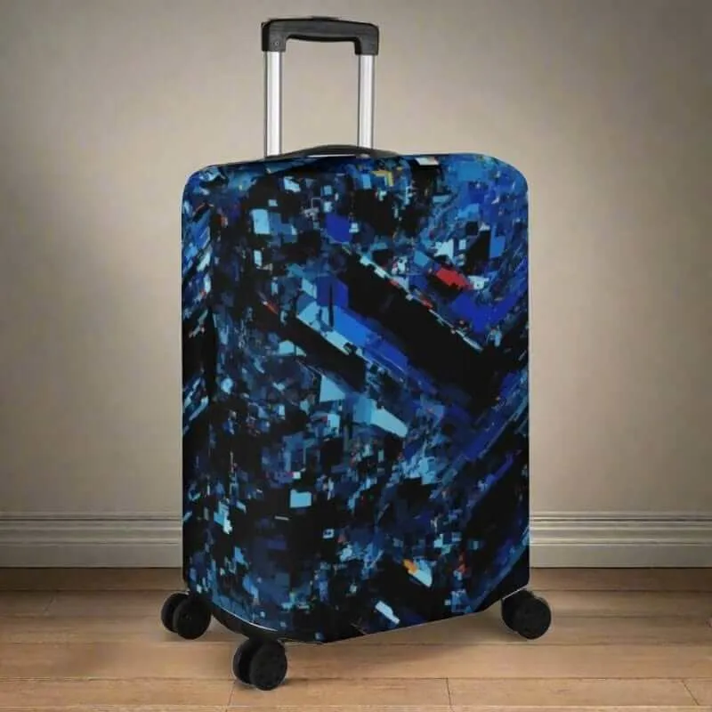 Cave Crystal Luggage Cover