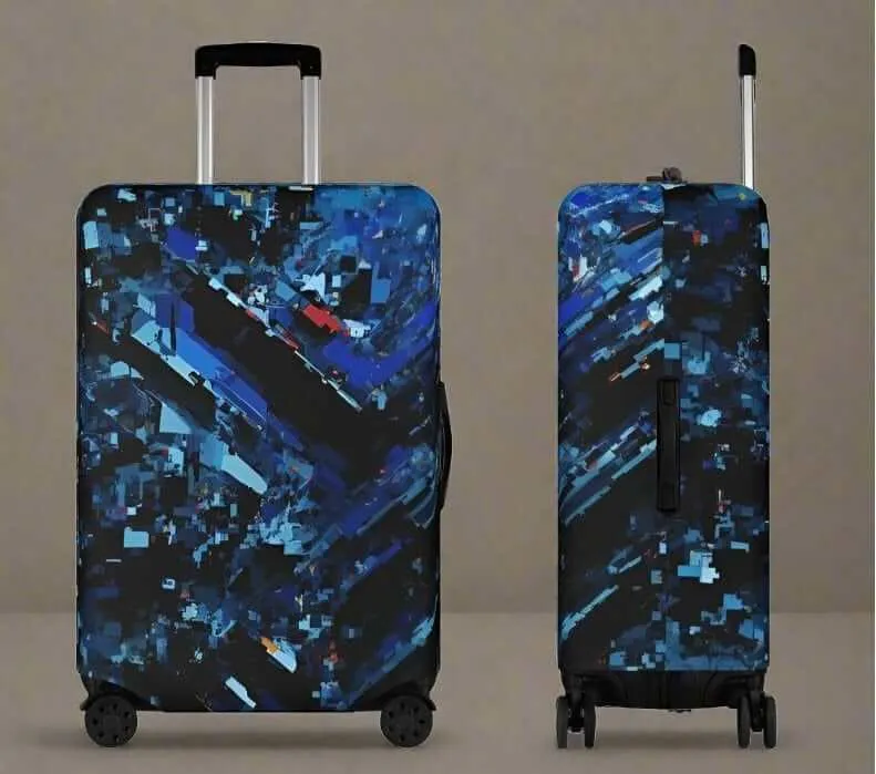 Cave Crystal Luggage Cover