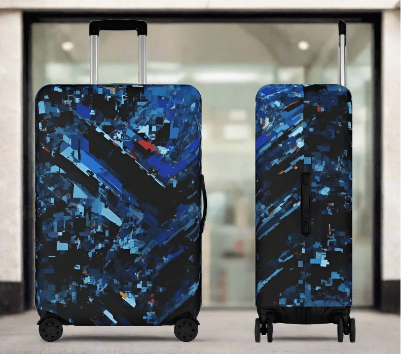 Cave Crystal Luggage Cover