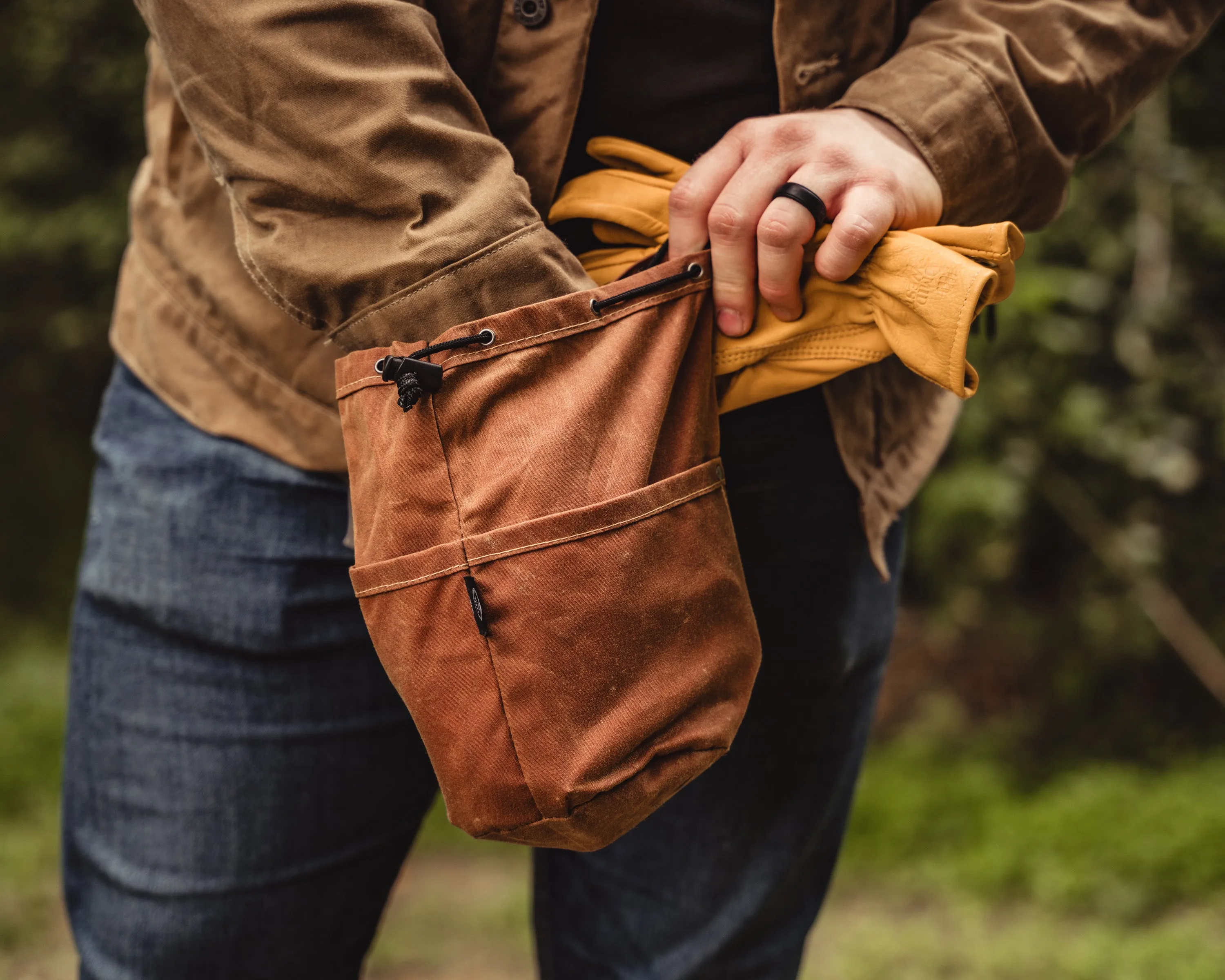 Cedar Bucket Bag