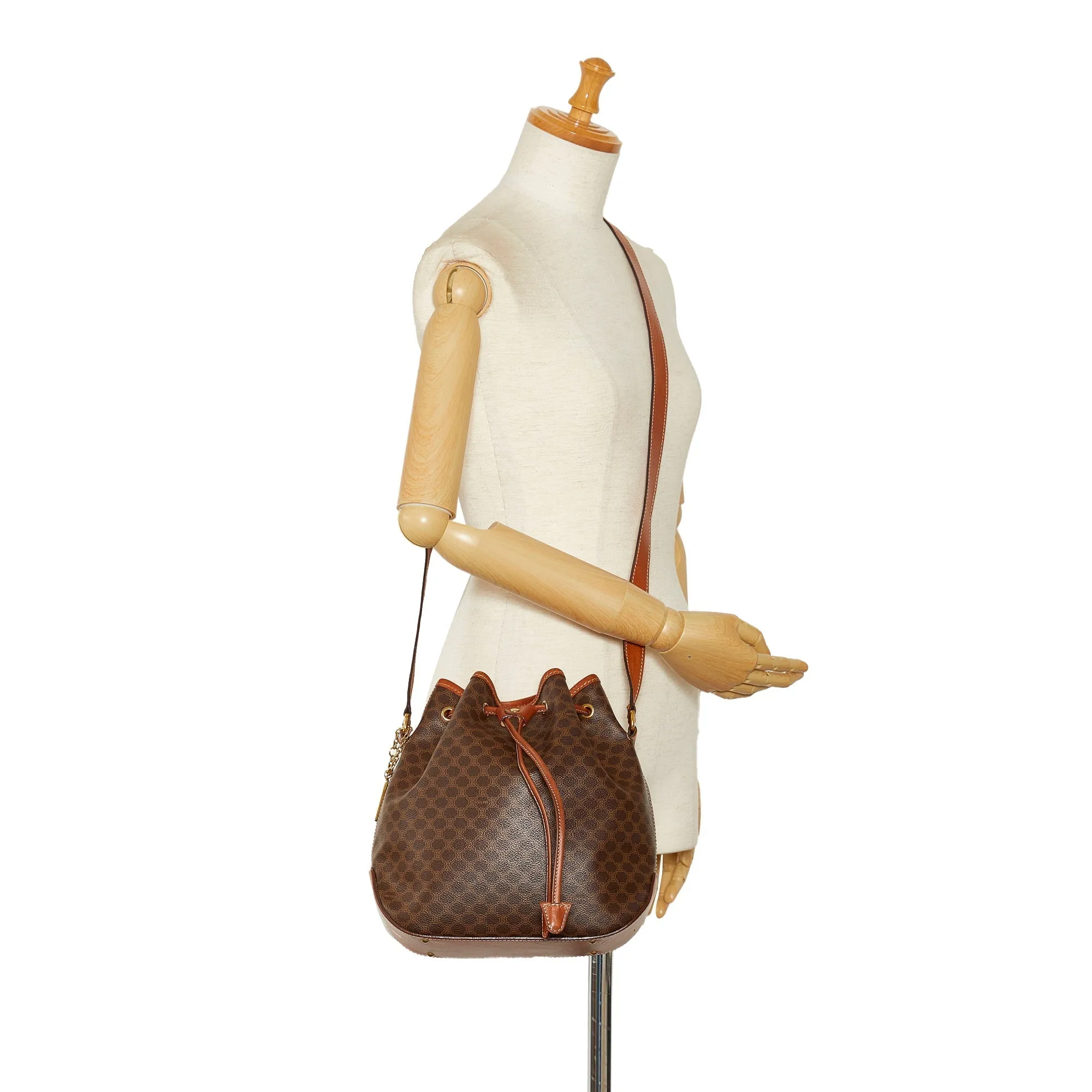 Celine Bucket Bag Macadam Canvas