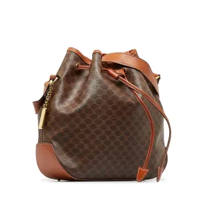 Celine Bucket Bag Macadam Canvas
