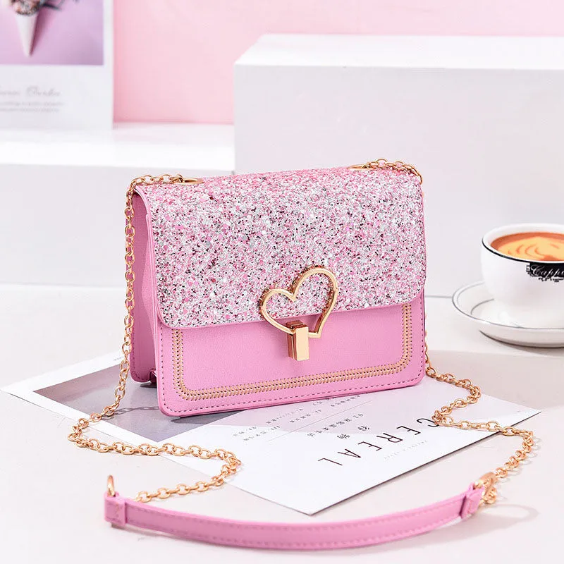 Chain student cross-body bag