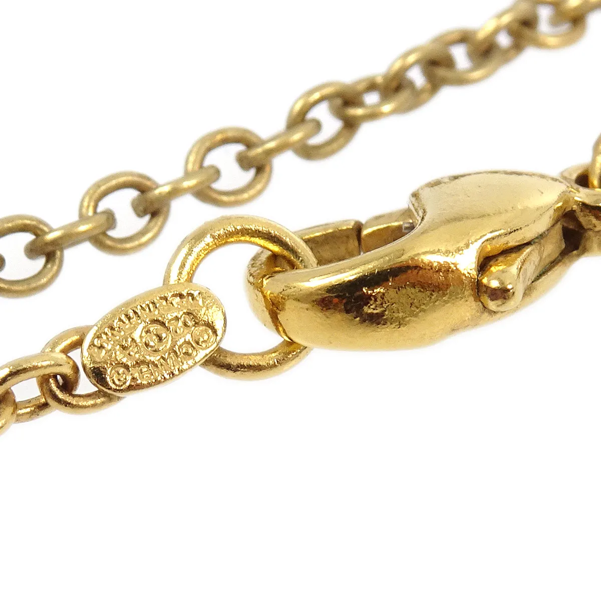 Chanel 2002 Fringe Logo Droplet Necklace