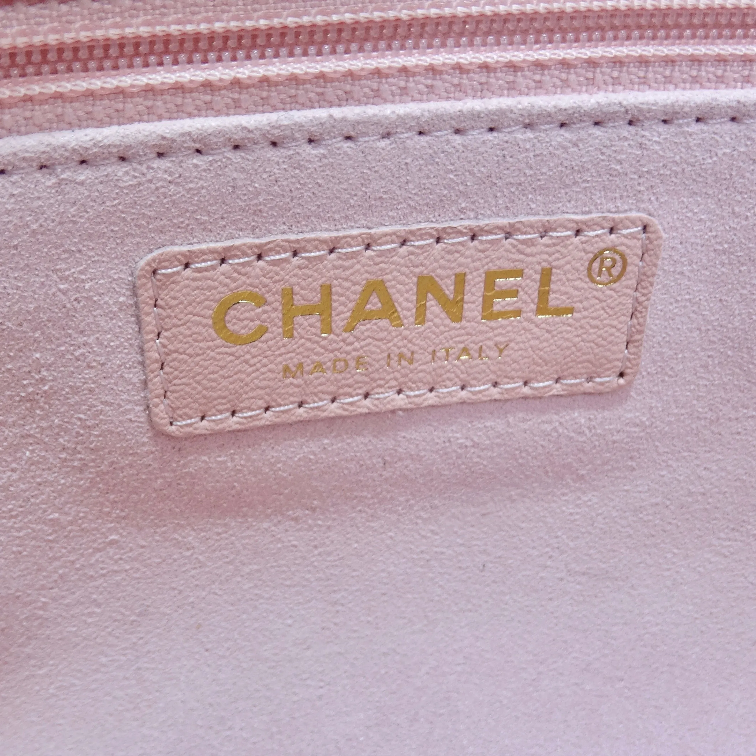 Chanel 2021 Jumbo Print Graphic Pink Black Quilted Flap Shoulder Bag