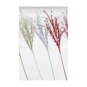 Christmas Artificial Flower Glitter Pick 91cm
