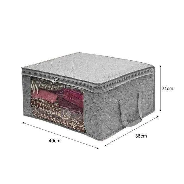 Clothes Storage Bag Organizer With Clear Window