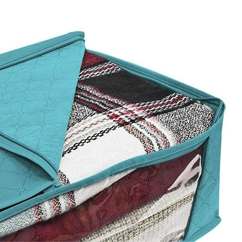 Clothes Storage Bag Organizer With Clear Window