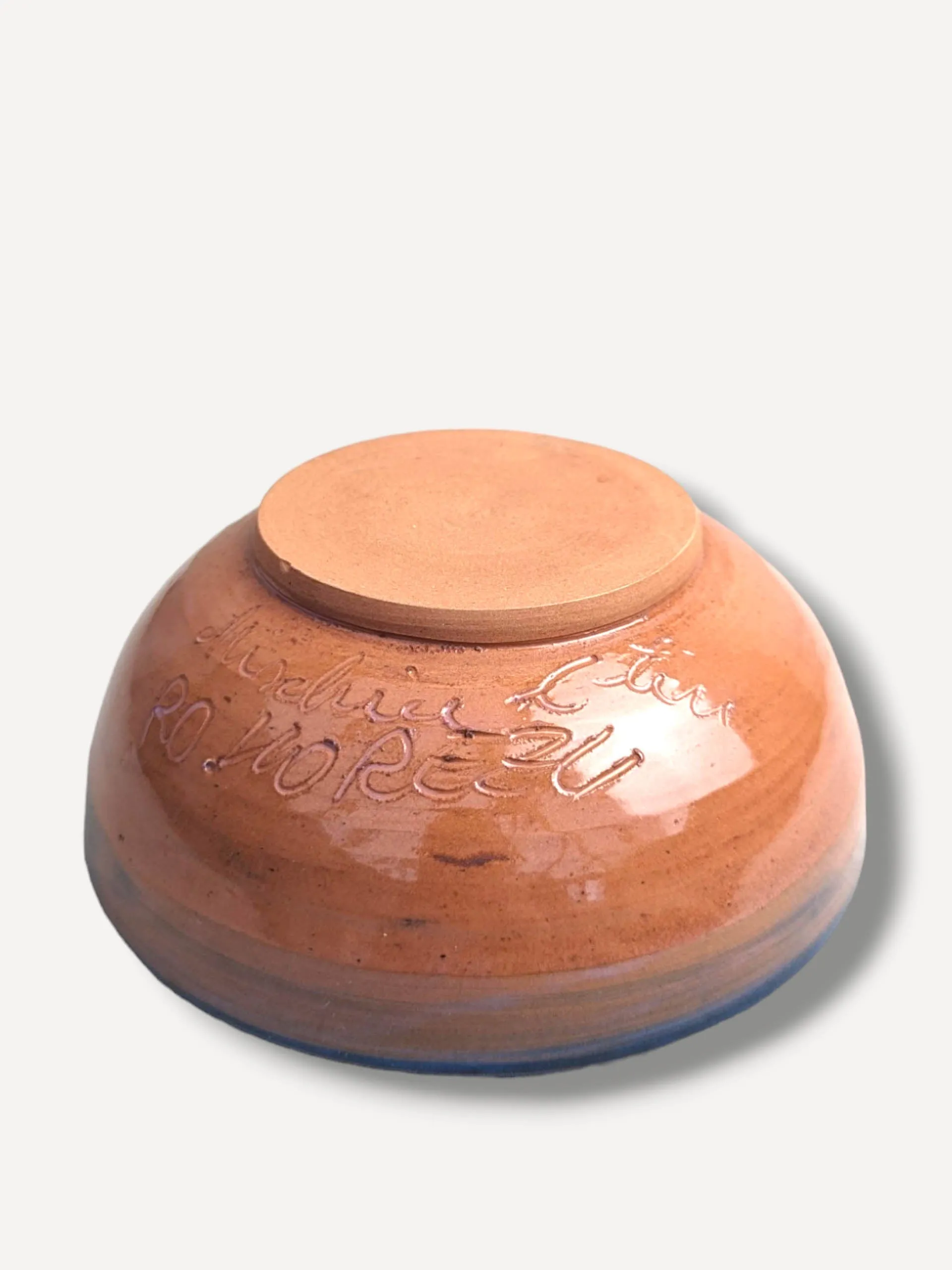 Cobalt deep serving bowl V