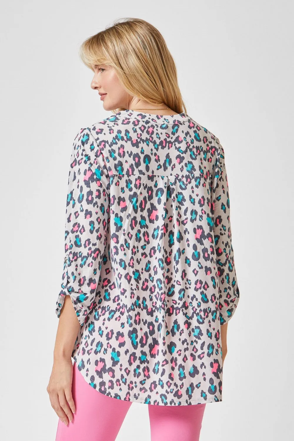Coco Animal Print Lizzy Top
