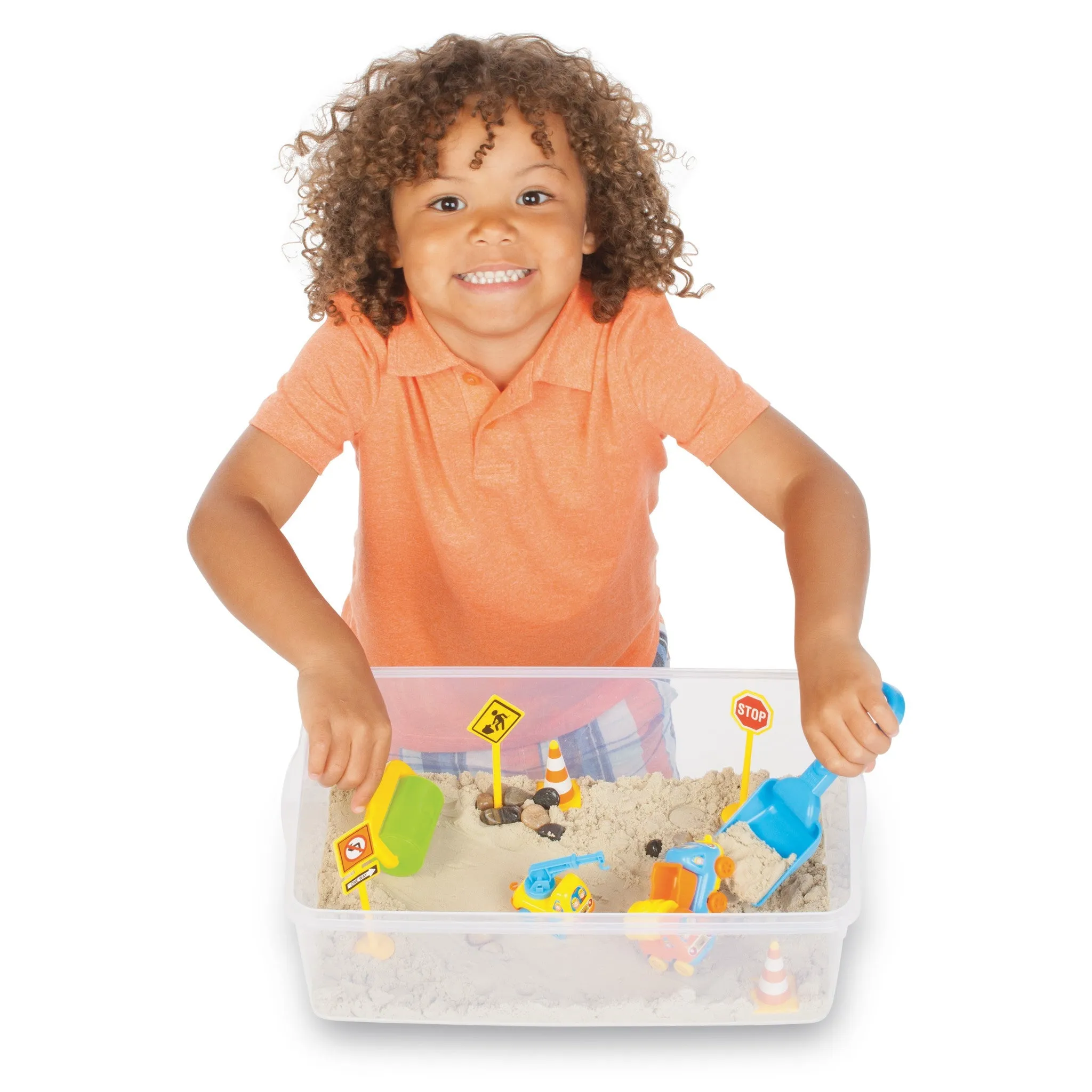 Construction Sensory Bin