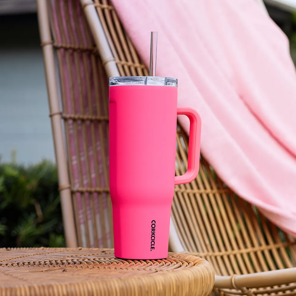 Corkcicle Cruiser Insulated Tumbler With Handle – Paradise Punch – 40oz