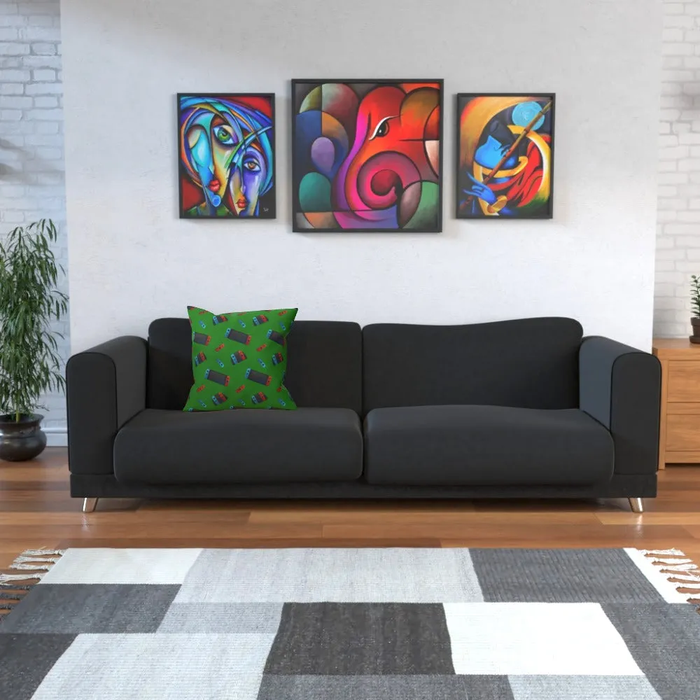 Cushion - Switch Green