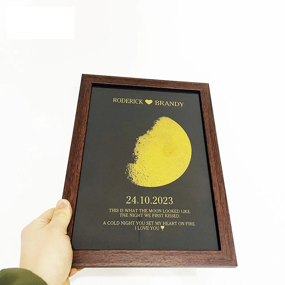 CUSTOM ART REAL MOON PHASE