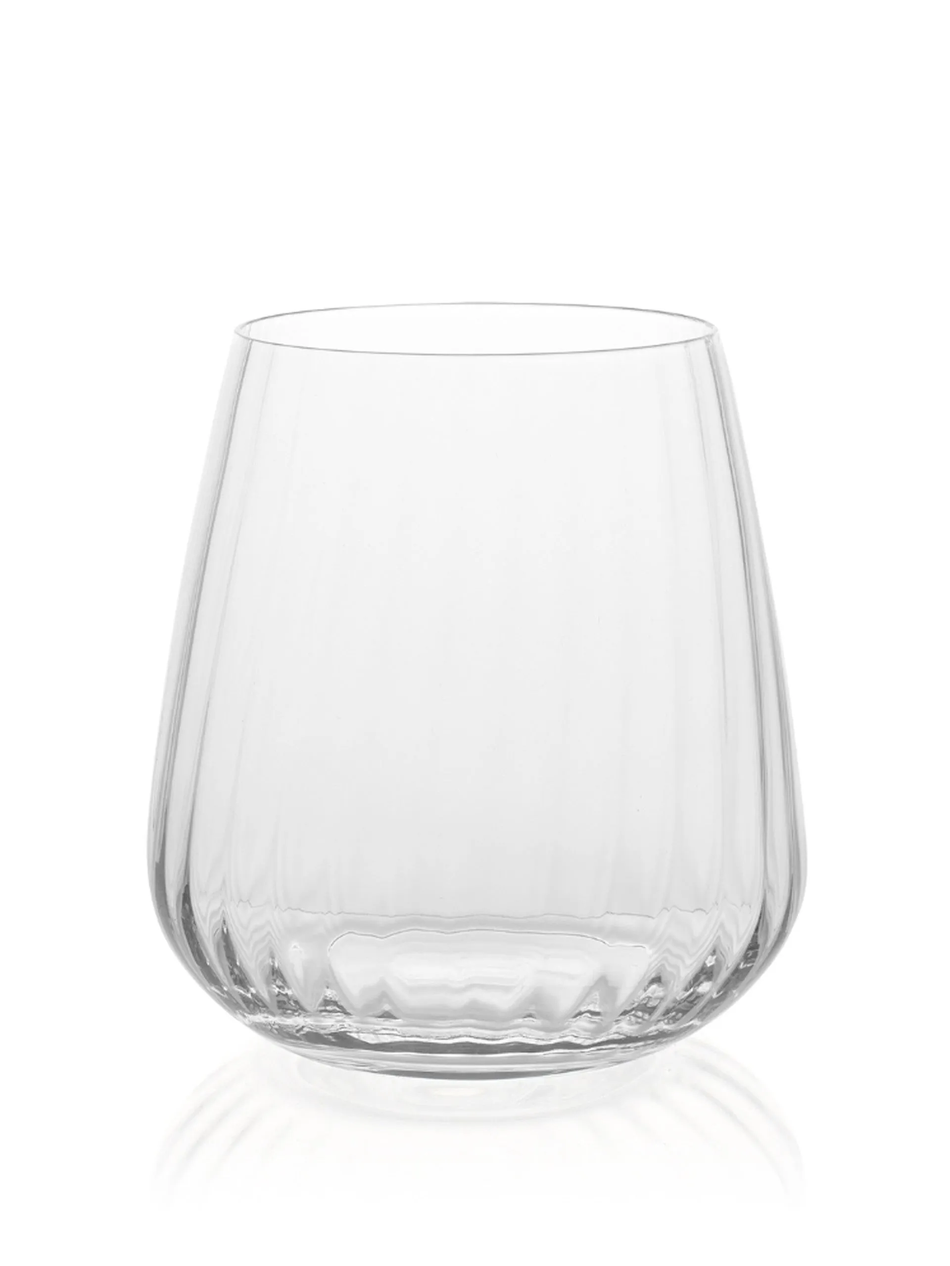 Daphne optic crystal tumblers, set of 6
