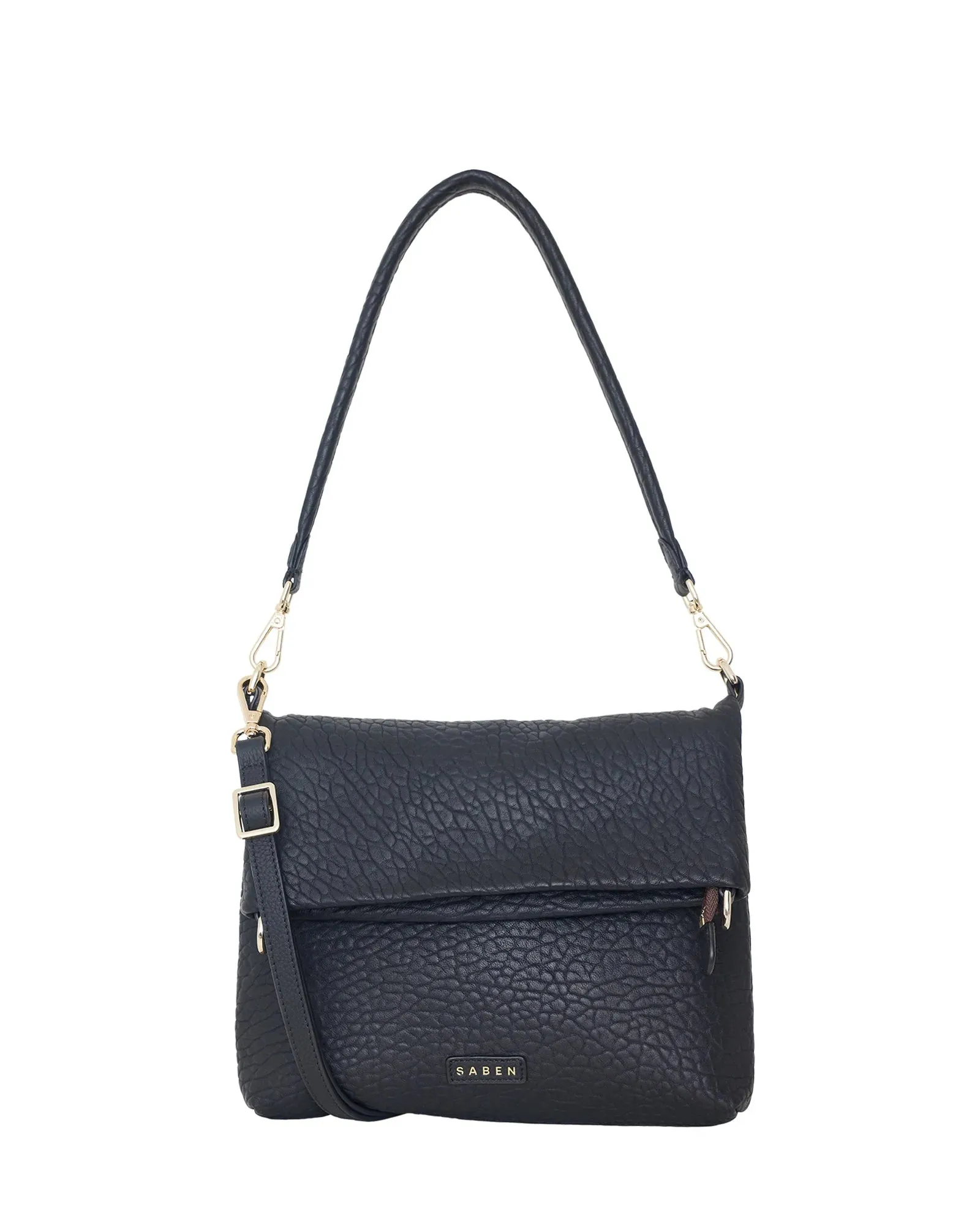 DARIA SHOULDER BAG BLACK BUBBLE