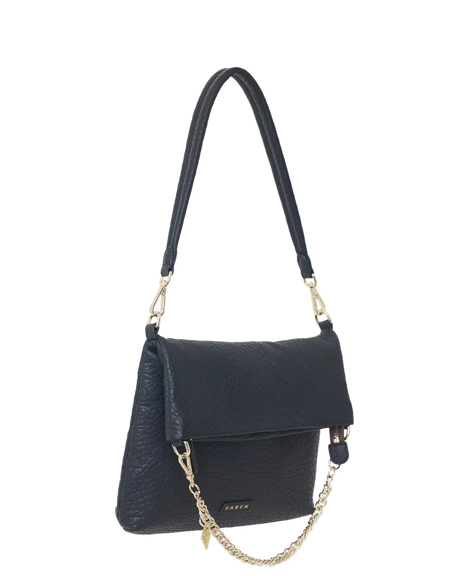 DARIA SHOULDER BAG BLACK BUBBLE