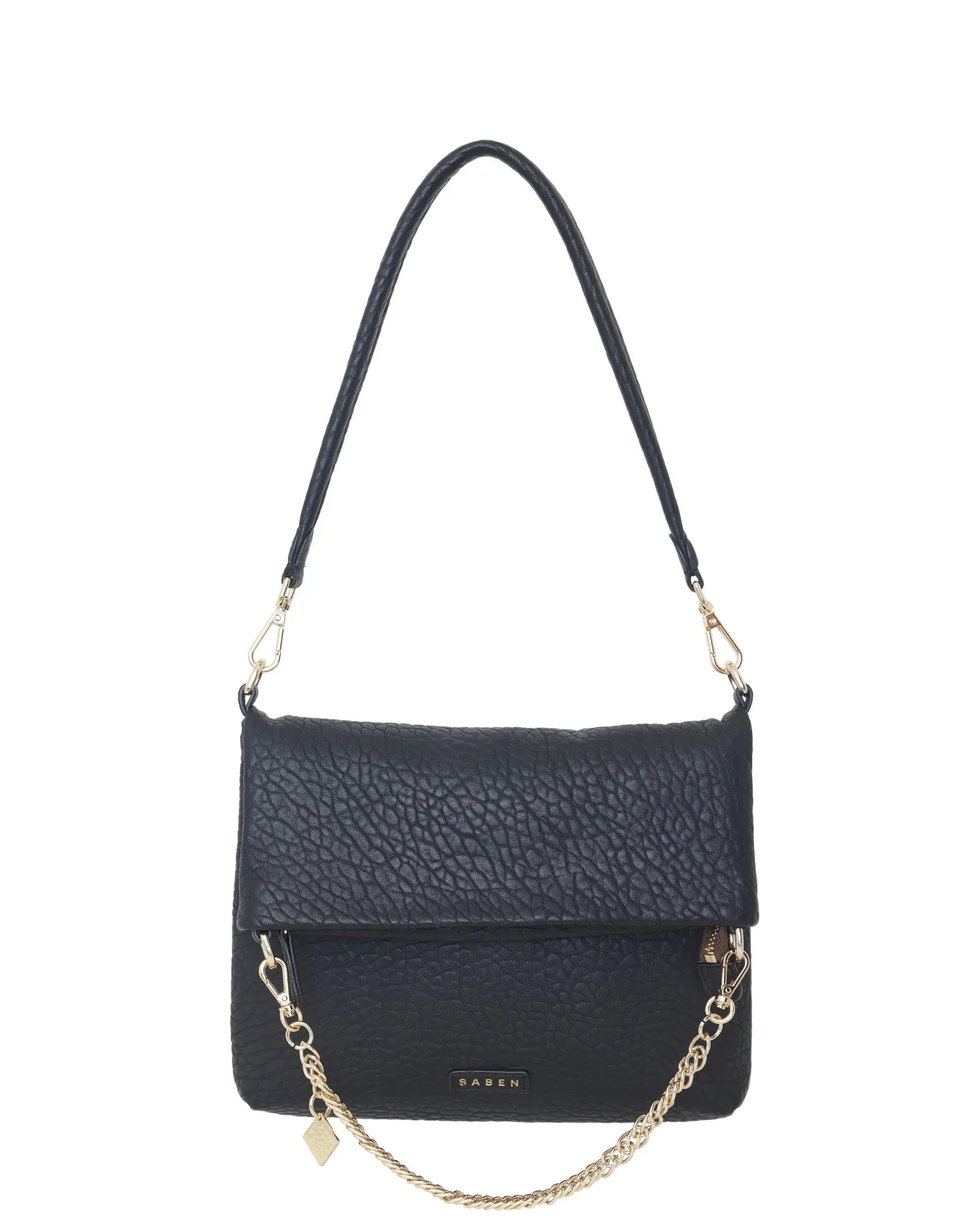 DARIA SHOULDER BAG BLACK BUBBLE