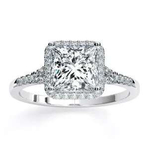 Desert Rose - Princess Diamond Engagement Ring