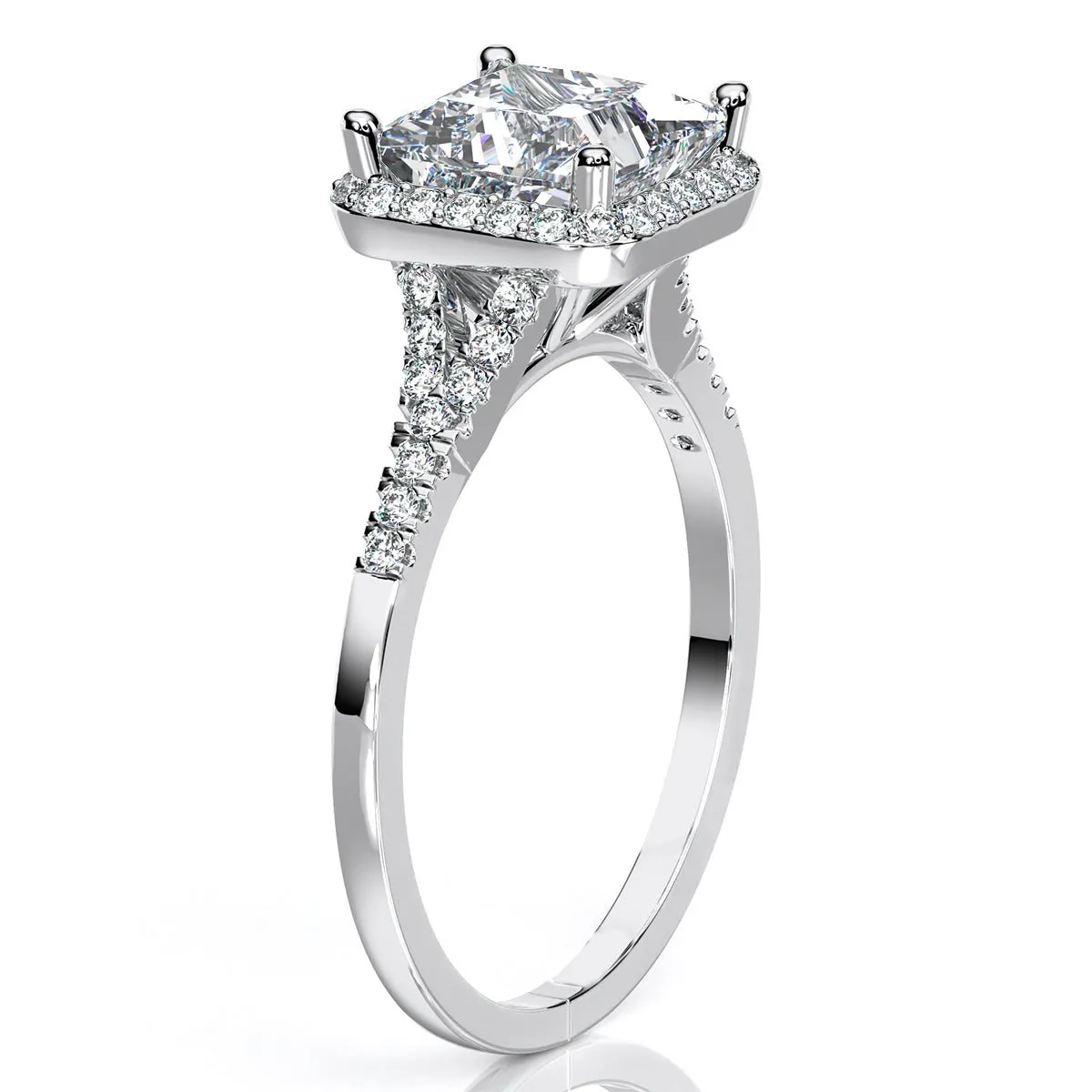 Desert Rose - Princess Diamond Engagement Ring