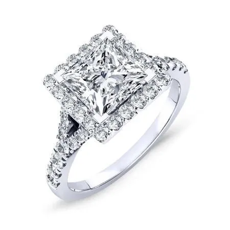 Desert Rose - Princess Lab Diamond Bridal Set (IGI Certified)