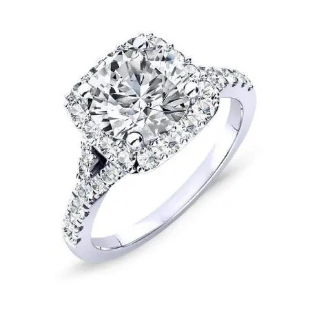 Desert Rose - Round Diamond Engagement Ring