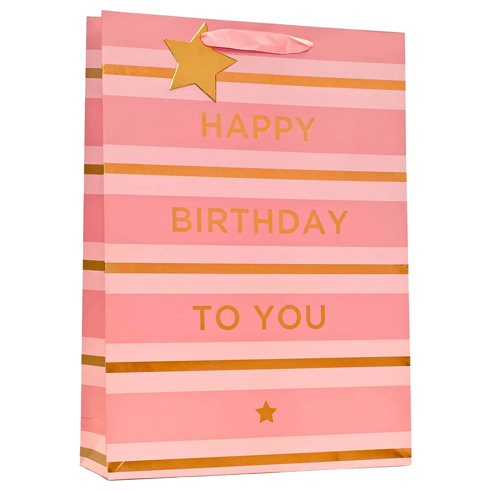Design By Violet Pink Birthday Gift Bag