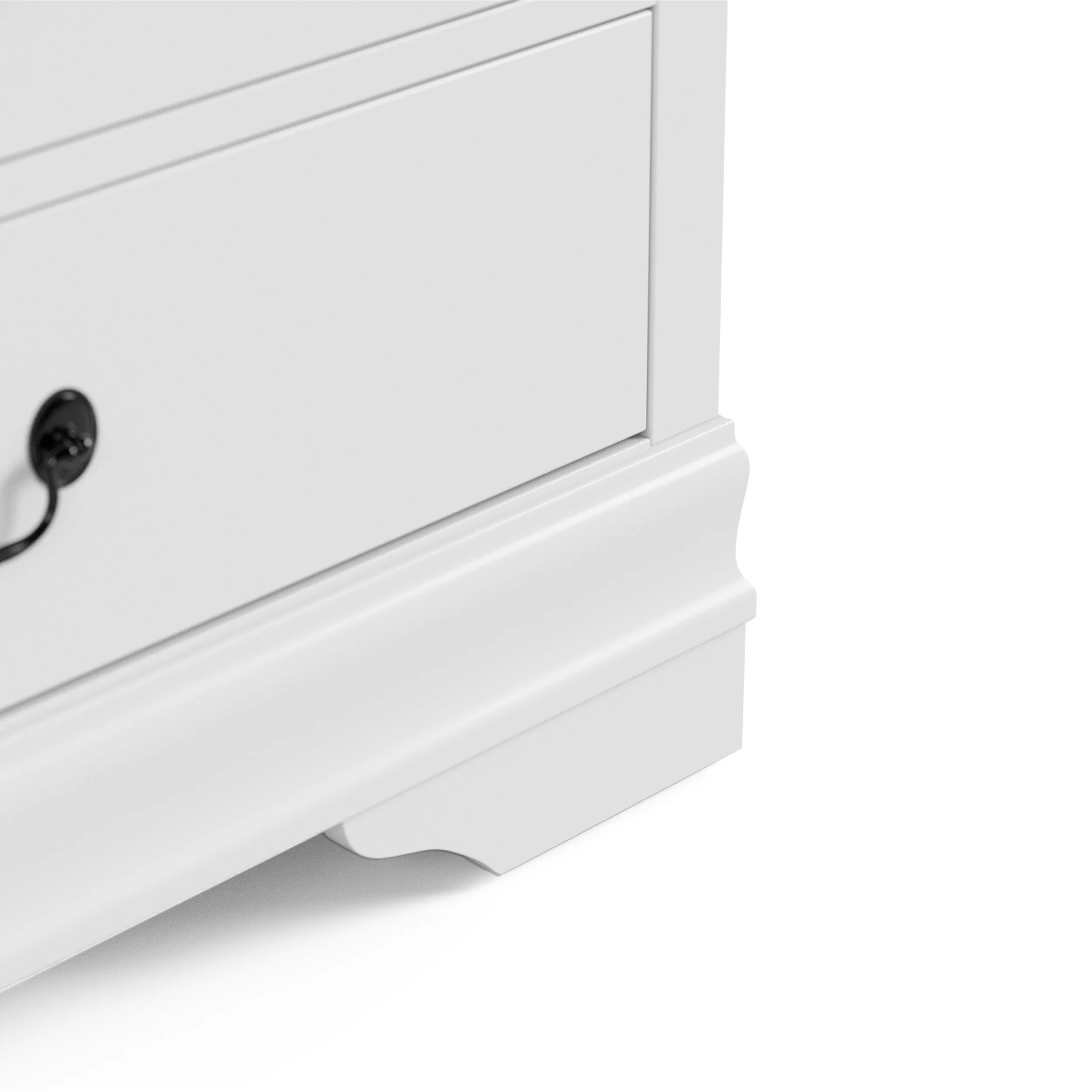 Devi Traditional Solid Wood 5-drawer Chest