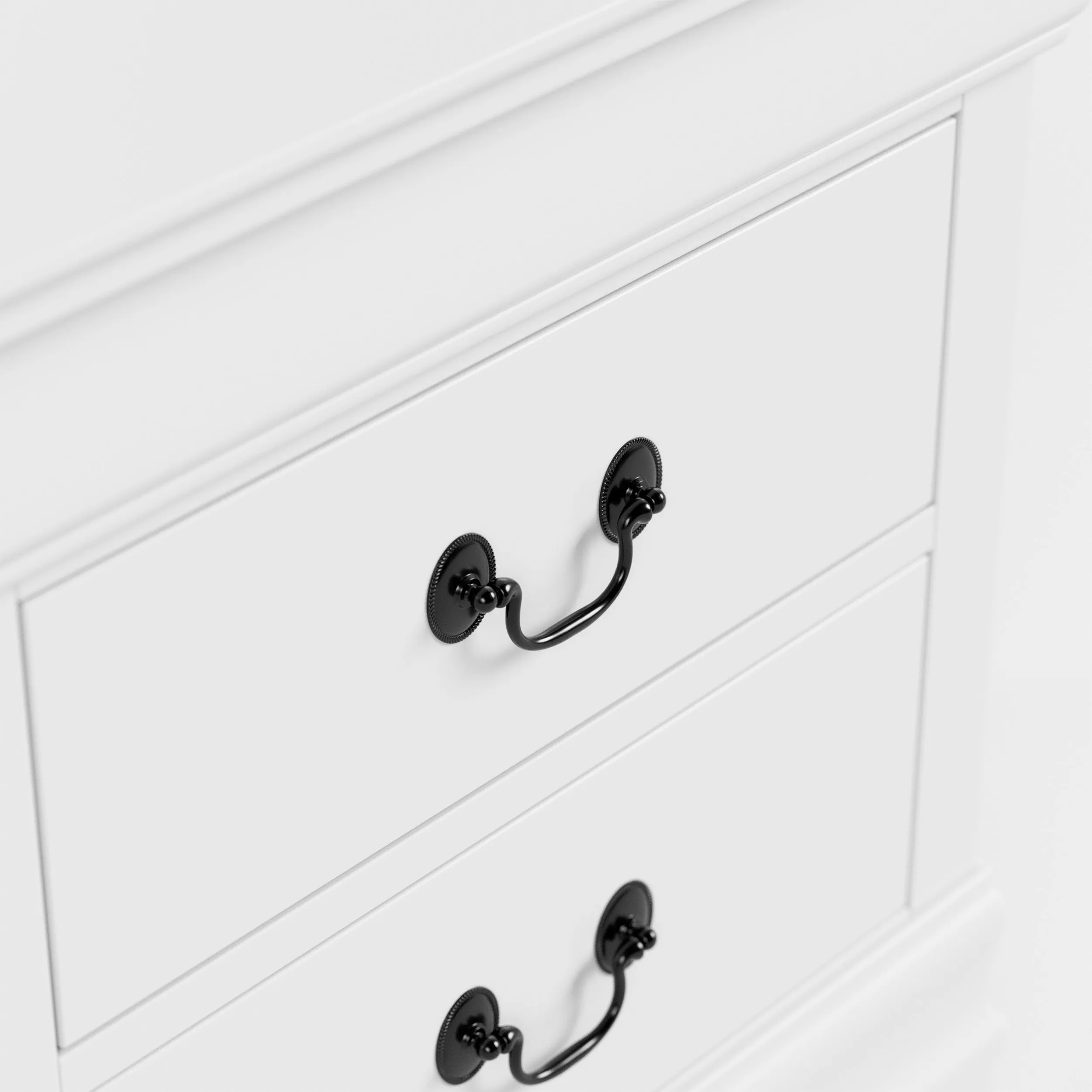 Devi Traditional Solid Wood 5-drawer Chest