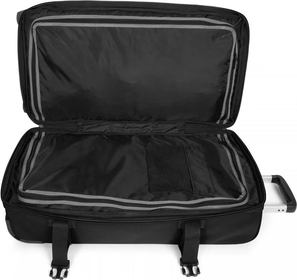 Eastpak - (size M) 78L Transit'R suitcase luggage trolley with TSA combination lock (EK0A5BA80081) - Black