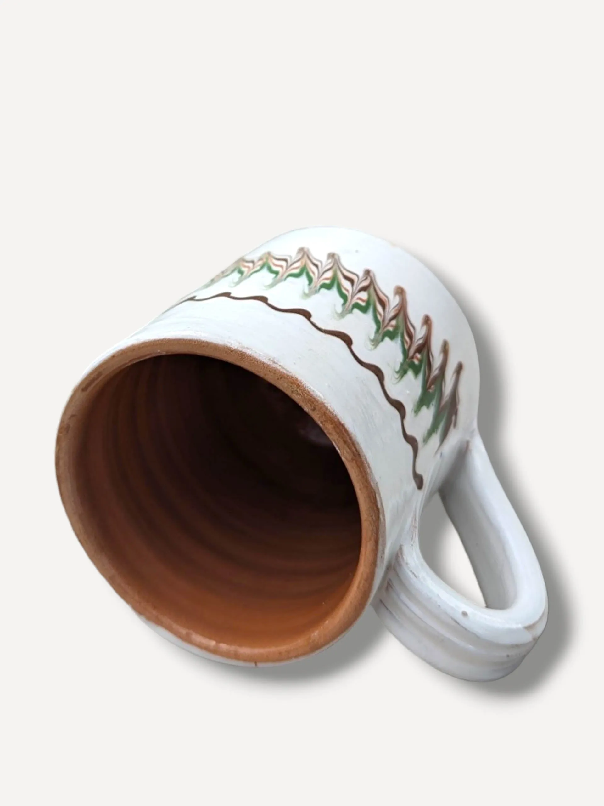 Ecru cylinder mug