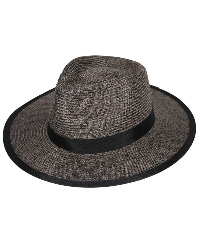 Evoke Eumundi Unisex Fedora - Burnt Clove/Black