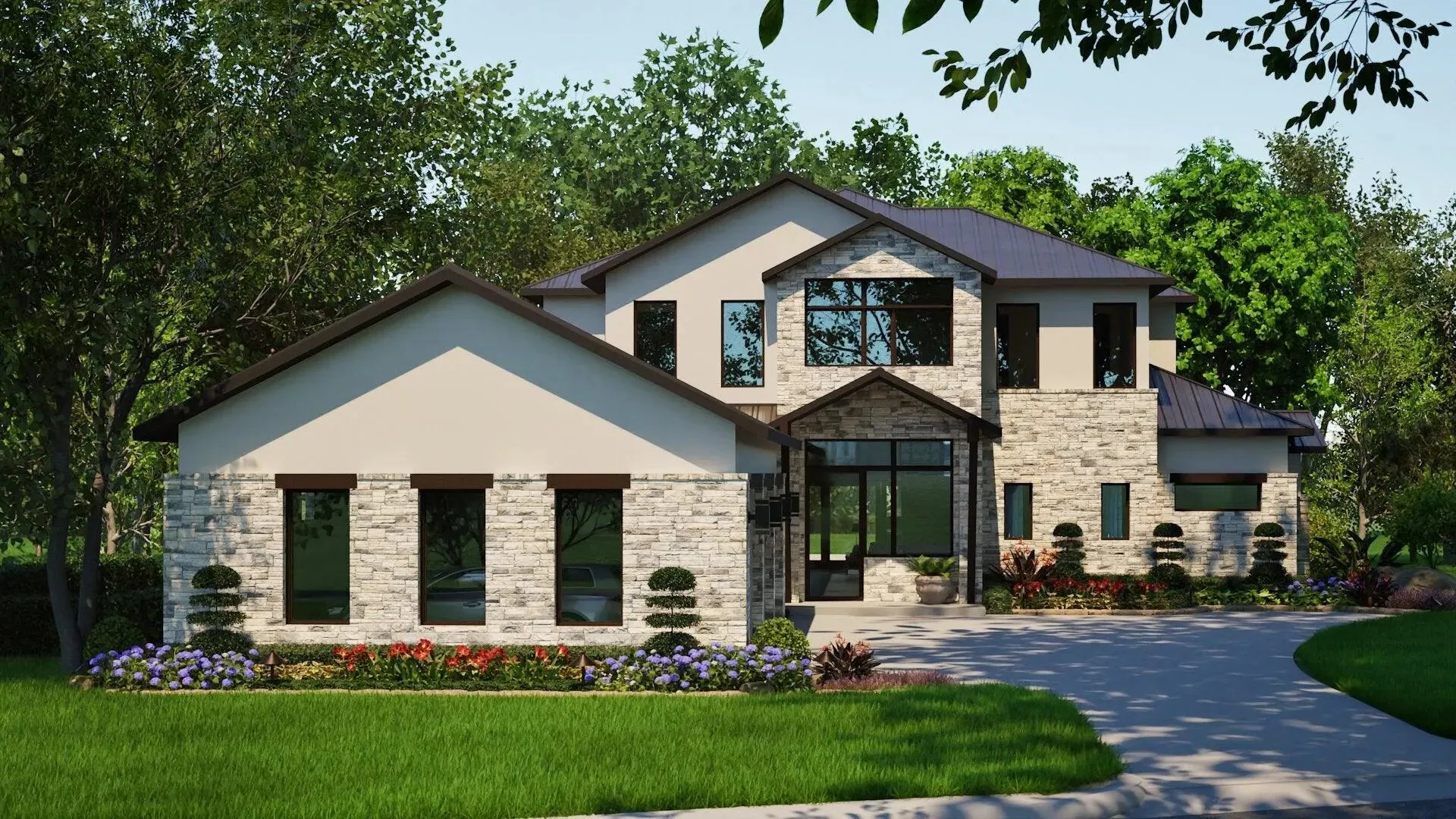 Expansive 5-Bedroom Home with Luxurious Features