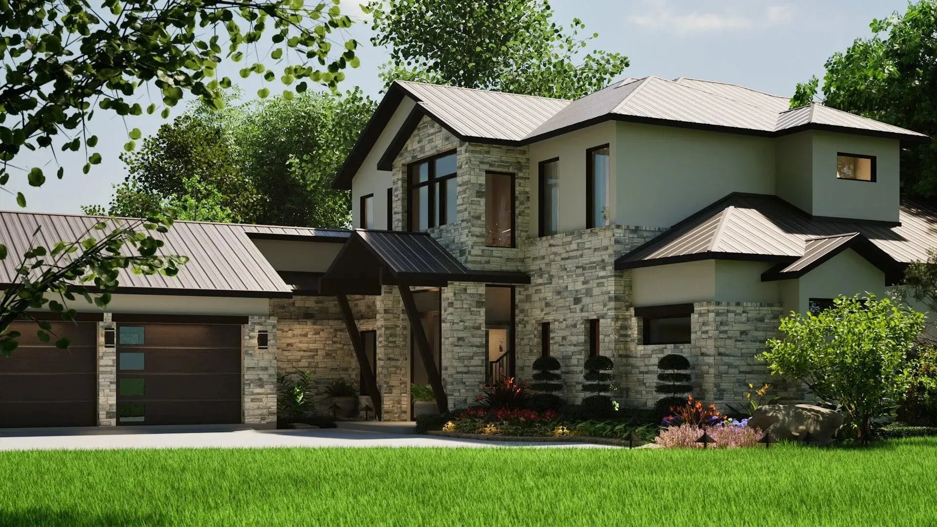 Expansive 5-Bedroom Home with Luxurious Features