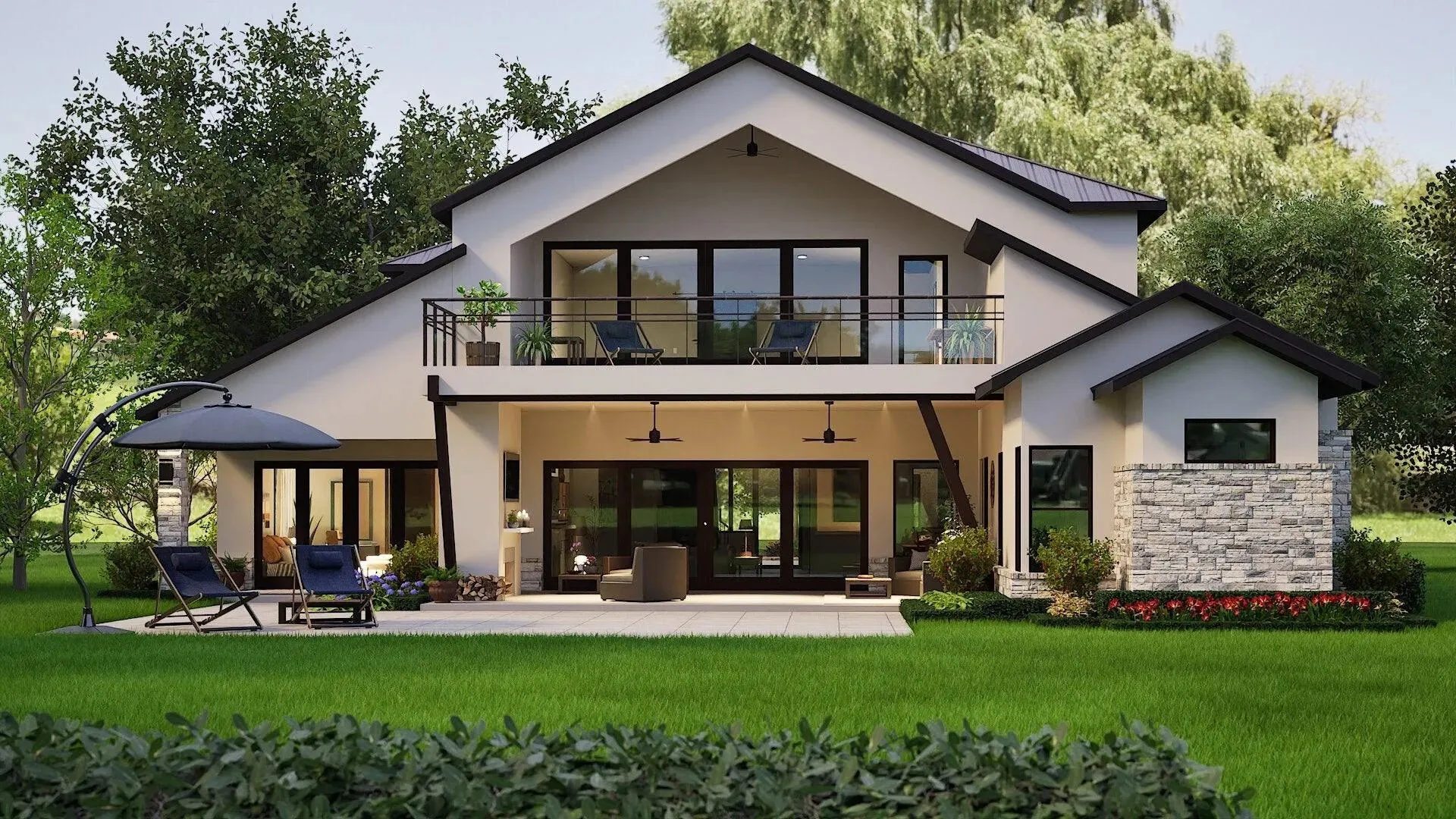 Expansive 5-Bedroom Home with Luxurious Features