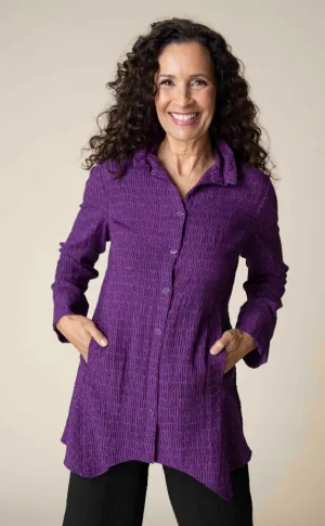 Express Lines Artist Shirt - Plum