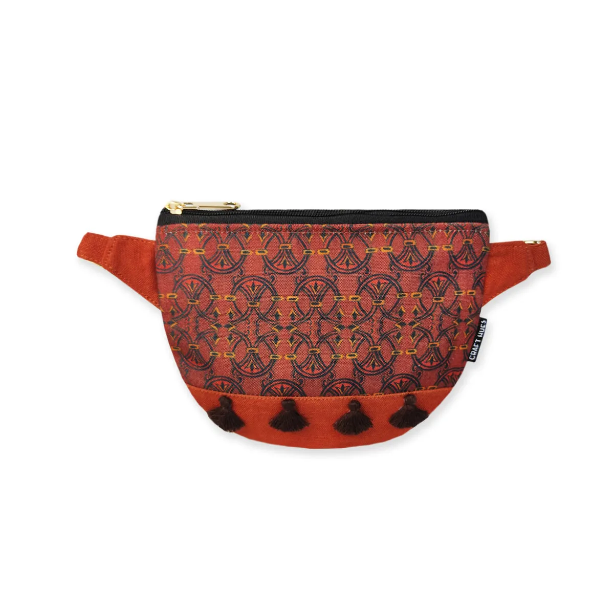 Fanny Pack/Coin Pouch Combo- Maroon Knot