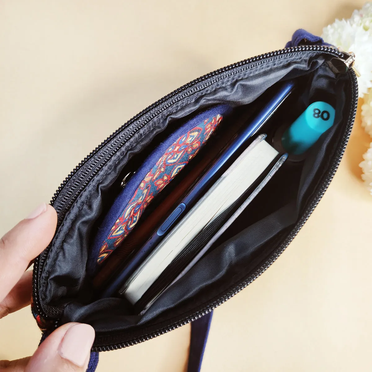 Fanny Pack/Coin Pouch Combo- Maroon Knot