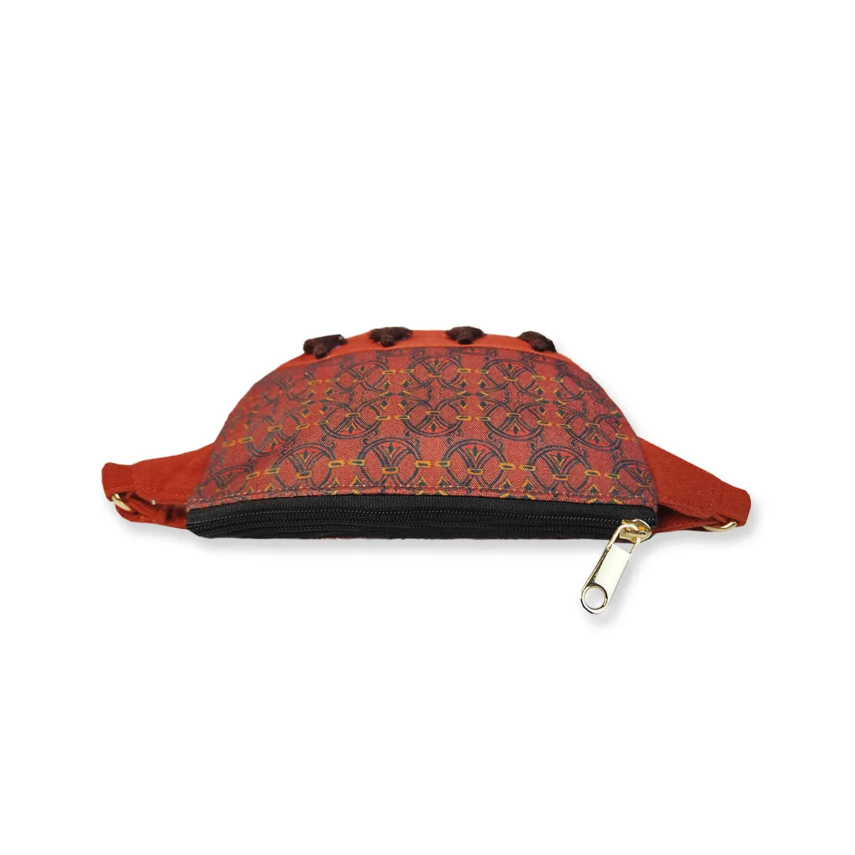 Fanny Pack/Coin Pouch Combo- Maroon Knot