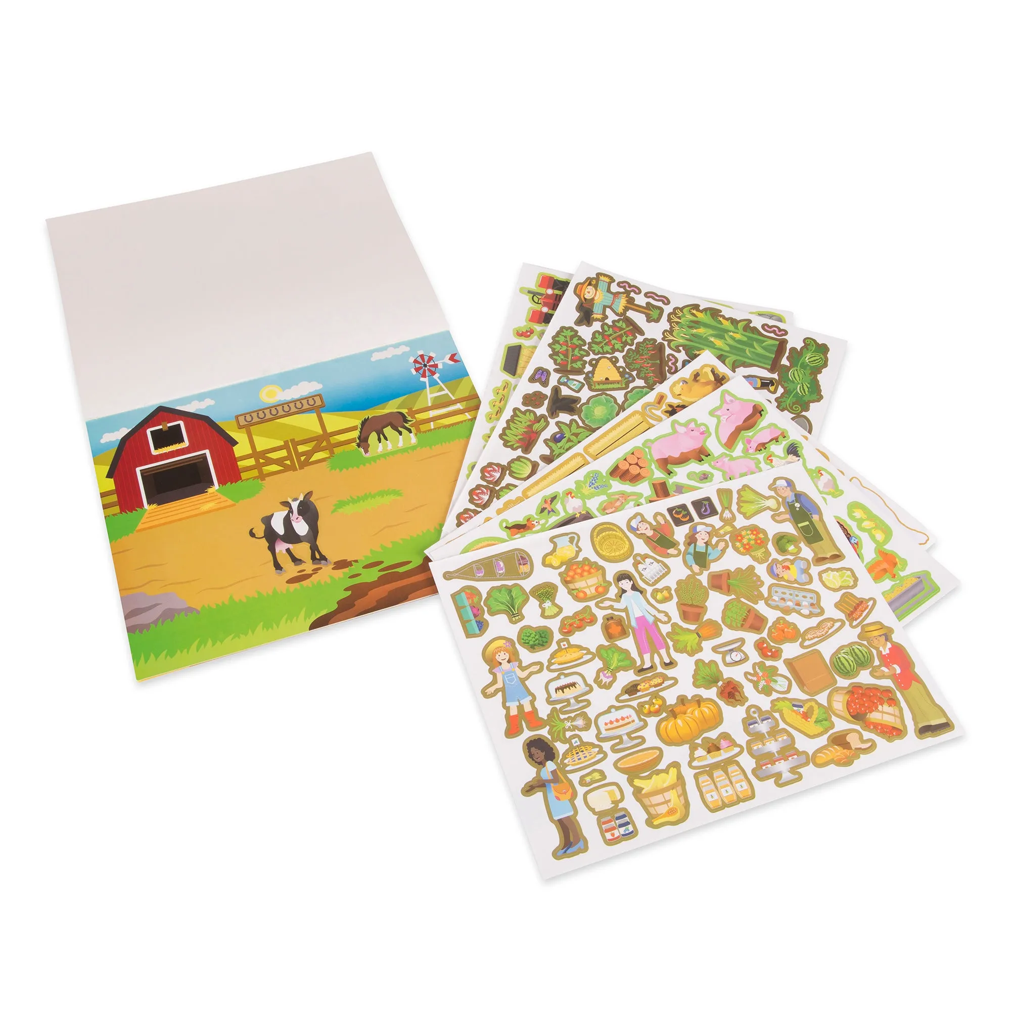 Farm Reusable Sticker Pad