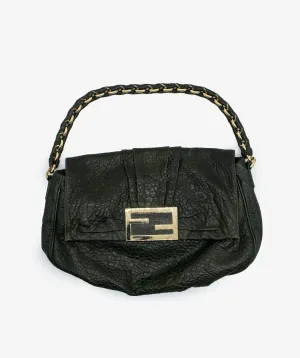 Fendi Leather Mia Flap Bag