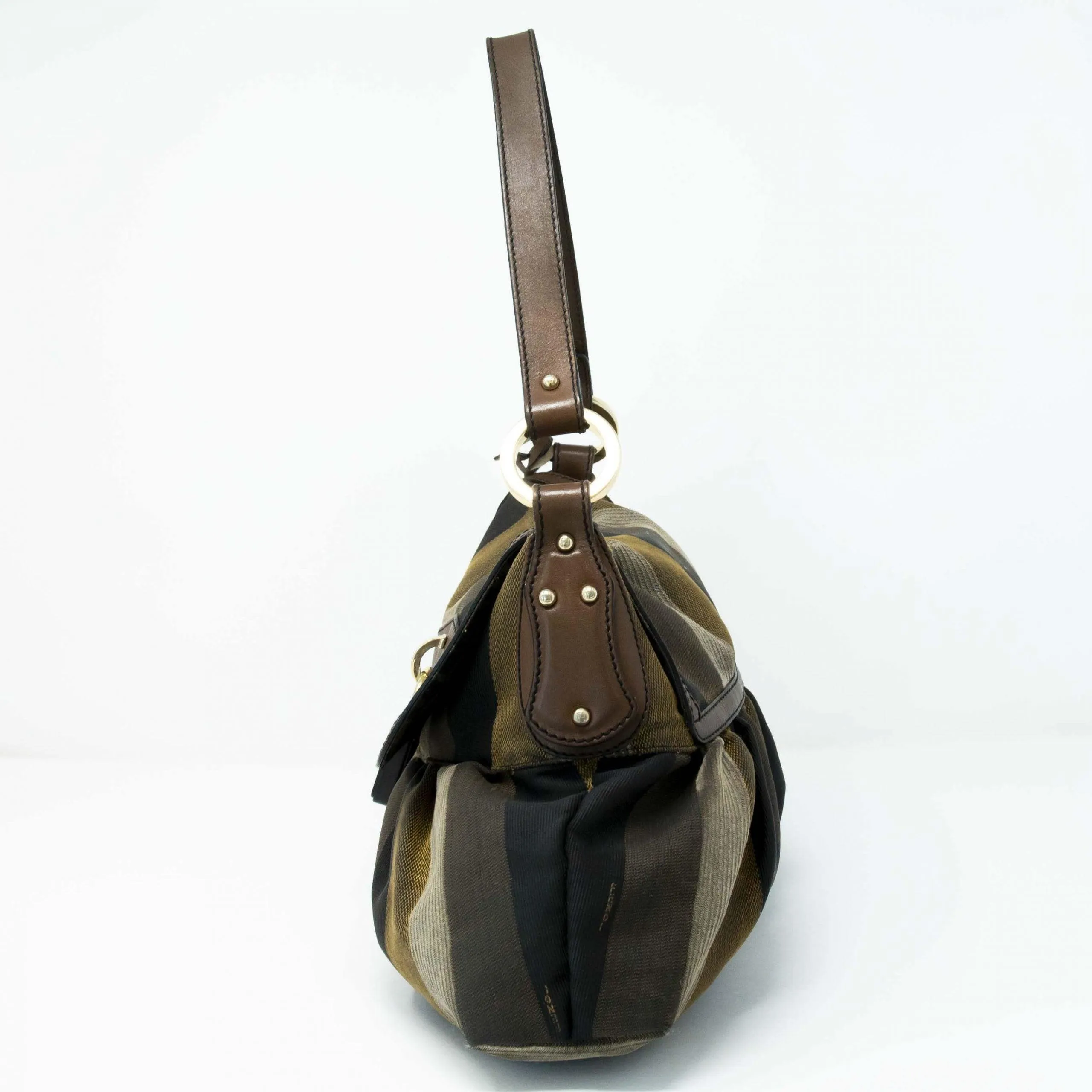 Fendi Multicolour Vintage Pequin Chef Bag